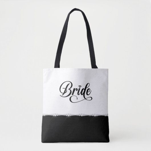 Chique Bruidstas Tote Bag (Voorkant)