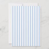 Chique Bruiloft Bridal Shower Modern Script Blauwe Kaart (Achterkant)