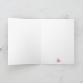 Chique bruiloft / douche blanco gevouwen Kaart (Binnen)