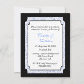 Chique bruiloft repetitie diner uitnodiging (Voorkant)