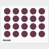Chique bruiloft wijn borrel ronde sticker (Vel)