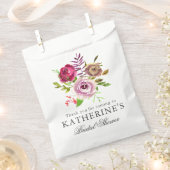 Chique bruiloftsborrel Fuchsia Roze Bloemstuk Aang Bedankzakje (Geknipt)