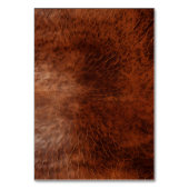 Chique bruin faux leer kaart (Achterkant)