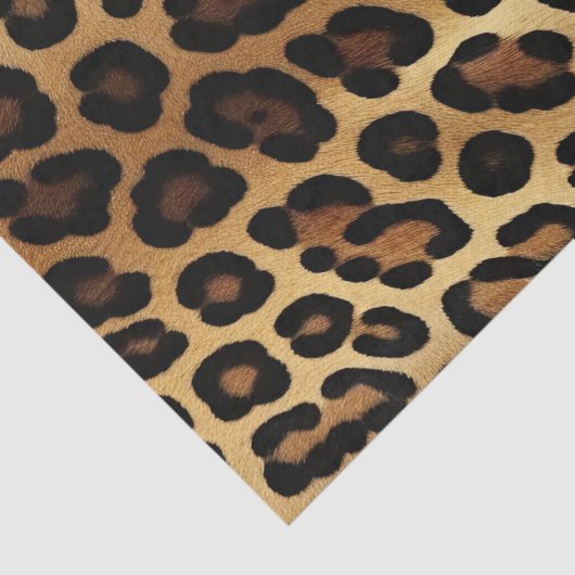 Chique bruin goud luipaard tissuepapier (Detail)