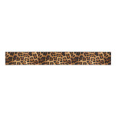 Chique bruin luipaard print grosgrain lint (Voorkant)