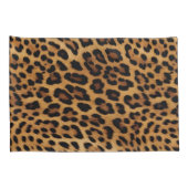 Chique bruin luipaard print kussensloop (Achterkant-Rechts)
