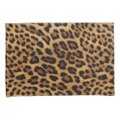 Chique bruin luipaard print kussensloop (Voorkant-Rechts)