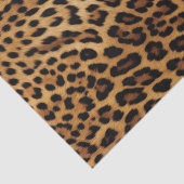 Chique bruin luipaard print tissuepapier (Detail)
