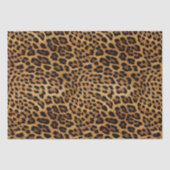 Chique bruin luipaard print tissuepapier (Voorkant)