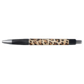 Chique bruin wit luipaard print pen (Voorkant)