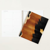 Chique bruin zwart crème Western Koeienhuid Planner (Display)