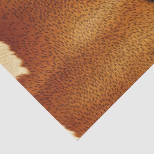 Chique bruin zwart crème Western Koeienhuid Tissuepapier (Detail)