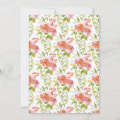 Chique brunch en bubble floraal kaart (Achterkant)