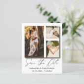 Chique budget foto Save Our Date uitnodiging (Staand voorkant)