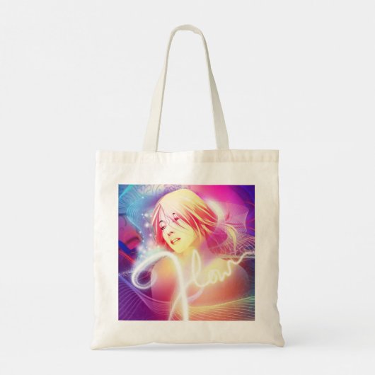 chique canvas tas (Achterkant)