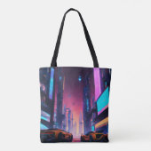 Chique Cartoons op Trendy Tas: Draag in stijl Tote Bag (Achterkant)