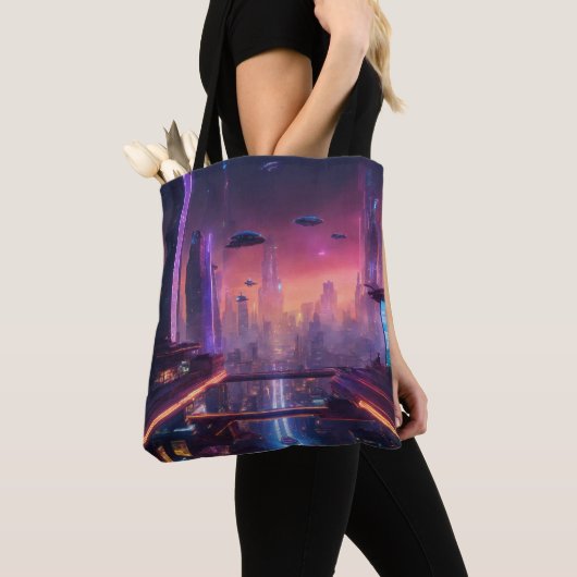 Chique Cartoons op Trendy Tas: Draag in stijl Tote Bag (Dichtbij)