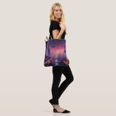 Chique Cartoons op Trendy Tas: Draag in stijl Tote Bag (Op model)