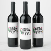 Chique Chardonnay Wijn Grappig Etiket (Flessen)