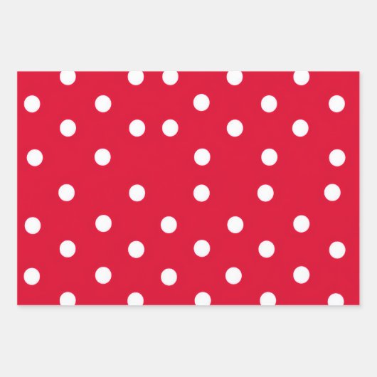 Chique Chevron en Polka-Dot vakantie Inpakpapier Vel (Voorkant 2)
