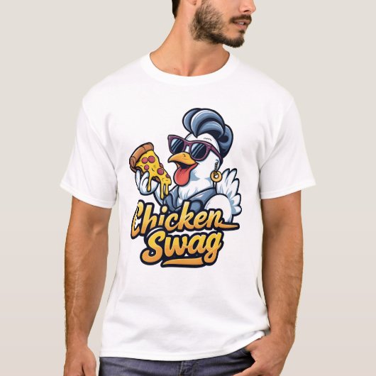 Chique Chicken Swag Logo T-shirt (Voorkant)