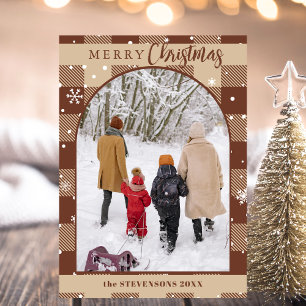 Chique Chocolade Buffalo Rut Sneeuwvlokken Kerstmi Feestdagenkaart