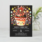 Chique Chocolade Magic Muffin Verjaardag Kaart (Staand voorkant)