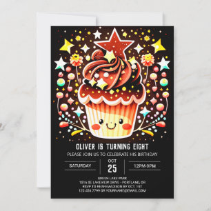Chique Chocolade Magic Muffin Verjaardag Kaart