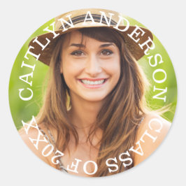 Chique Circle Afstuderen Klasse Envelop Afdichting Ronde Sticker