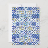 Chique citroen mediterraan recept voor bruid Kaart (Achterkant)