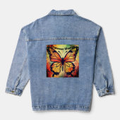 Chique Classic: Vrouwen Premium Denim Jas - Versa Jacket (Achterkant)