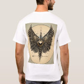 Chique comfort: Omarm stijl met elke draad" T-shirt (Achterkant)