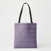 Chique Contrast – Diep Paarse Tote Tas (Voorkant)