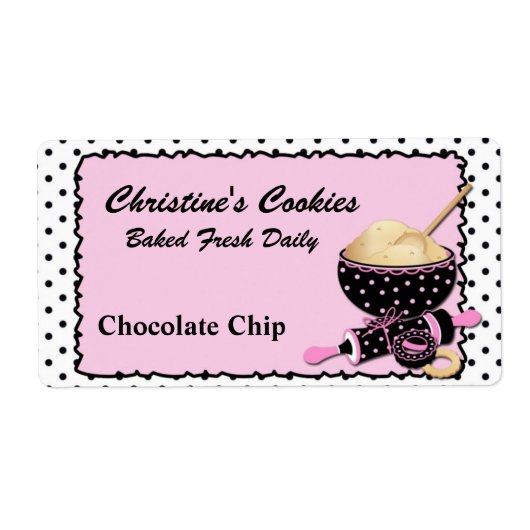 Chique Cookie Label (Voorkant)