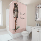 Chique Cowgirl douchegordijn (In situ)