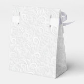 Chique Cranberry Rode Kalligrafie Dank u Bedankdoosjes (Achterkant)