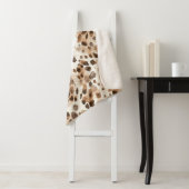 Chique Cream Bruin Leopard Dierenprint Sherpa Deken (In situ)