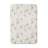 Chique Crème Vlinders Bruidsuitnodiging Badmat (Voorkant Verticaal)