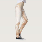 Chique Custom Branded Honeycomb Patterned Leggings (Rechts)