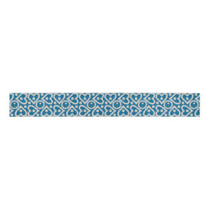 Chique Daisy Kettingen op Blauw, Custom Grosgrain  Lint