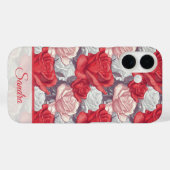 Chique Damesaccessoires Roos Bloem Naam Case-Mate iPhone Case (Achterkant (horizontaal))