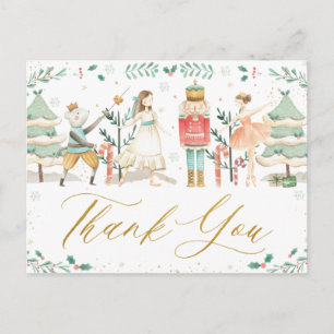 Chique De Notenkraker Ballet Kerst Bedankt Briefkaart