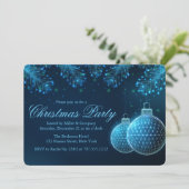 Chique decoraties Baubles Corporate Christmas Part Kaart (Staand voorkant)