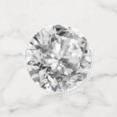 Chique diamanten edelstenen tafel confetti (Kleine voorkant)