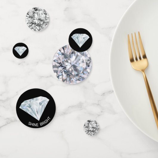 Chique diamanten edelstenen tafel confetti (Groep)