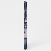 Chique Donker Paarse Violet Blauw Quartz Agaat Pat iPhone Hoesje (Linkerkant)