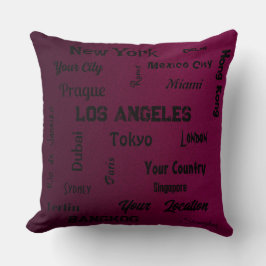 Chique donkere bessen megasteden van de wereld goo kussen