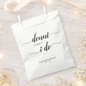 Chique Donut Mind Als ik Hart Bruiloft Sweet Treat Bedankzakje (Geknipt)