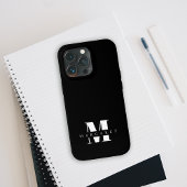 Chique Eenvoudige Minimalistische Krachtige Letter Case-Mate iPhone Case
