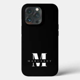 Chique Eenvoudige Minimalistische Krachtige Letter Case-Mate iPhone Case
